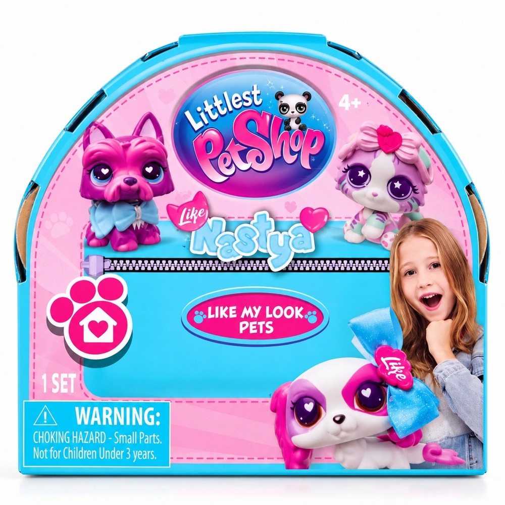 Littlest Pet Shop Like Nastya Like My Look Pets Series 6 Mystery Blind Box New